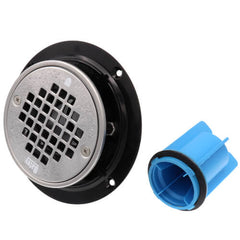 OATEY Oatey 42272 2 or 3 ABS Round Low Profile Drain Stainless Steel Screw-In Strainer with Ring and Plug