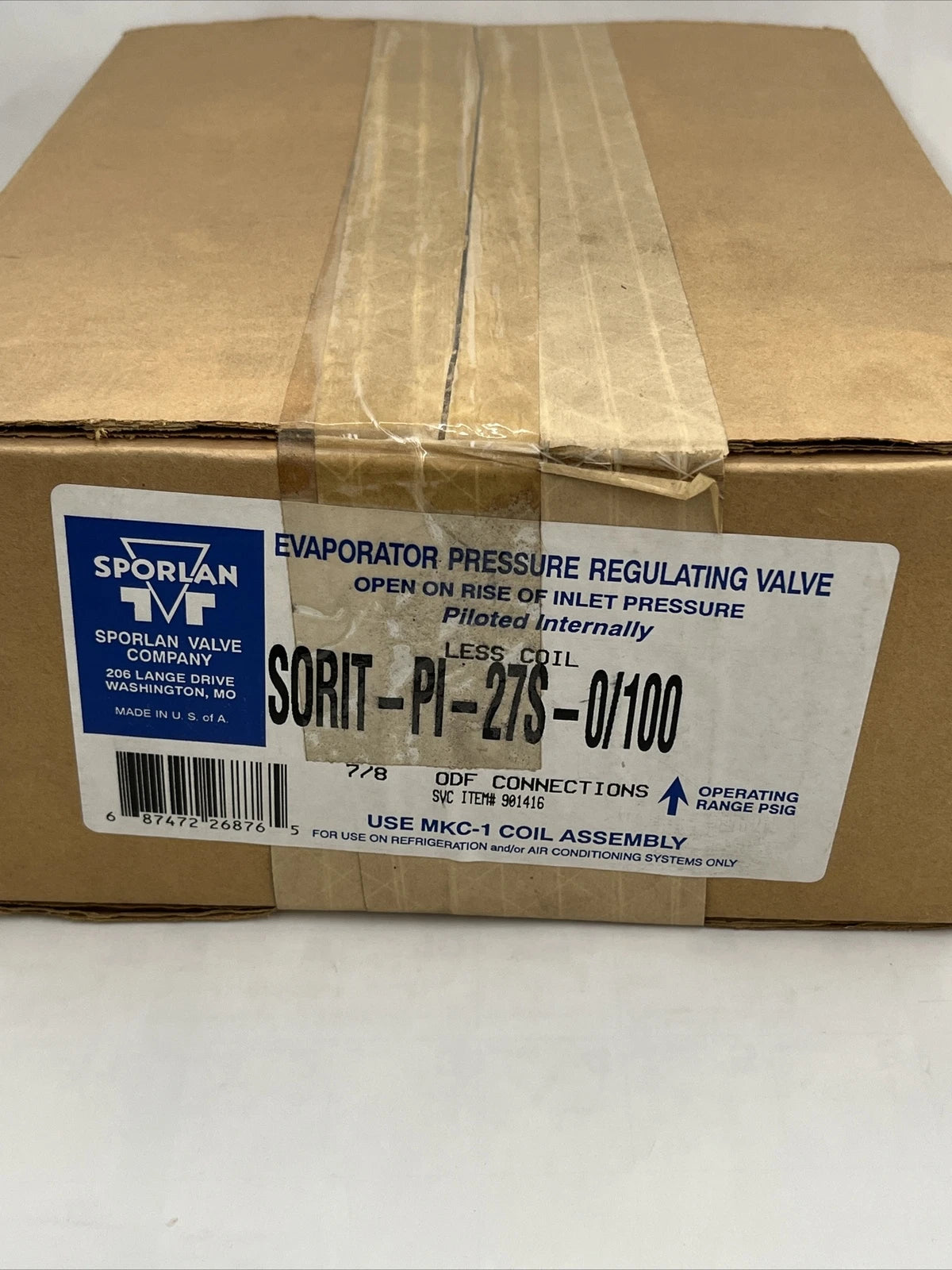 PARKER PARKER 149020 PARKER Sporlan Evaporator Pressure Regulating Valve