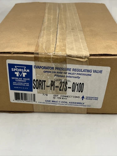 PARKER PARKER 149020 PARKER Sporlan Evaporator Pressure Regulating Valve