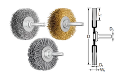 PFERD PFERD 82911 Stem Mounted Wheel Brush
