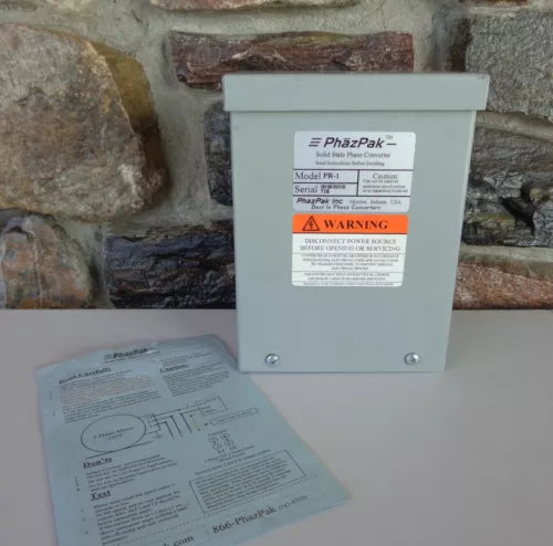 PHAZPAK PHAZPAK PRT-5 Rotary Phase Converter