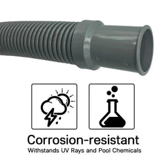 PLASTIFLEX Plastiflex FK101114003BR Pool King Preferred FloKing Crushproof Filter/Pump Hose 1.25 x 36