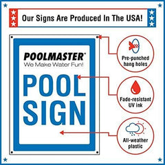 POOLMASTER Poolmaster 40316 Pool Area Keep Gate Closed Sign - 18 x 12
