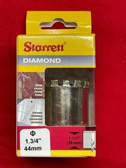 STARRETT Starrett KD0134-N Diamond Grit Hole Saw - 1-3/4 inch