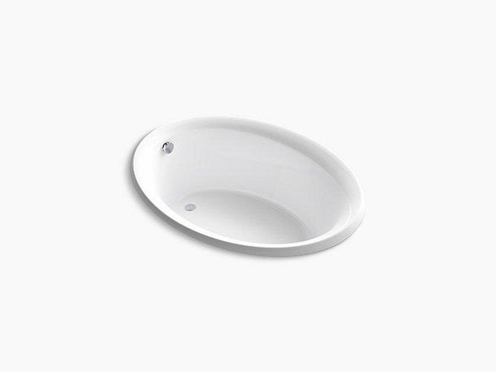 STERLING HVAC Sterling 71331100-0 Lawson 59-15/16 x 42 in. Soaker Drop-In Bathtub with End Drain