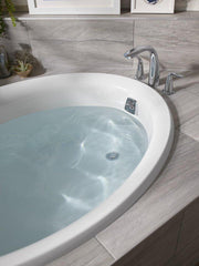 STERLING HVAC Sterling 71331100-0 Lawson 59-15/16 x 42 in. Soaker Drop-In Bathtub with End Drain