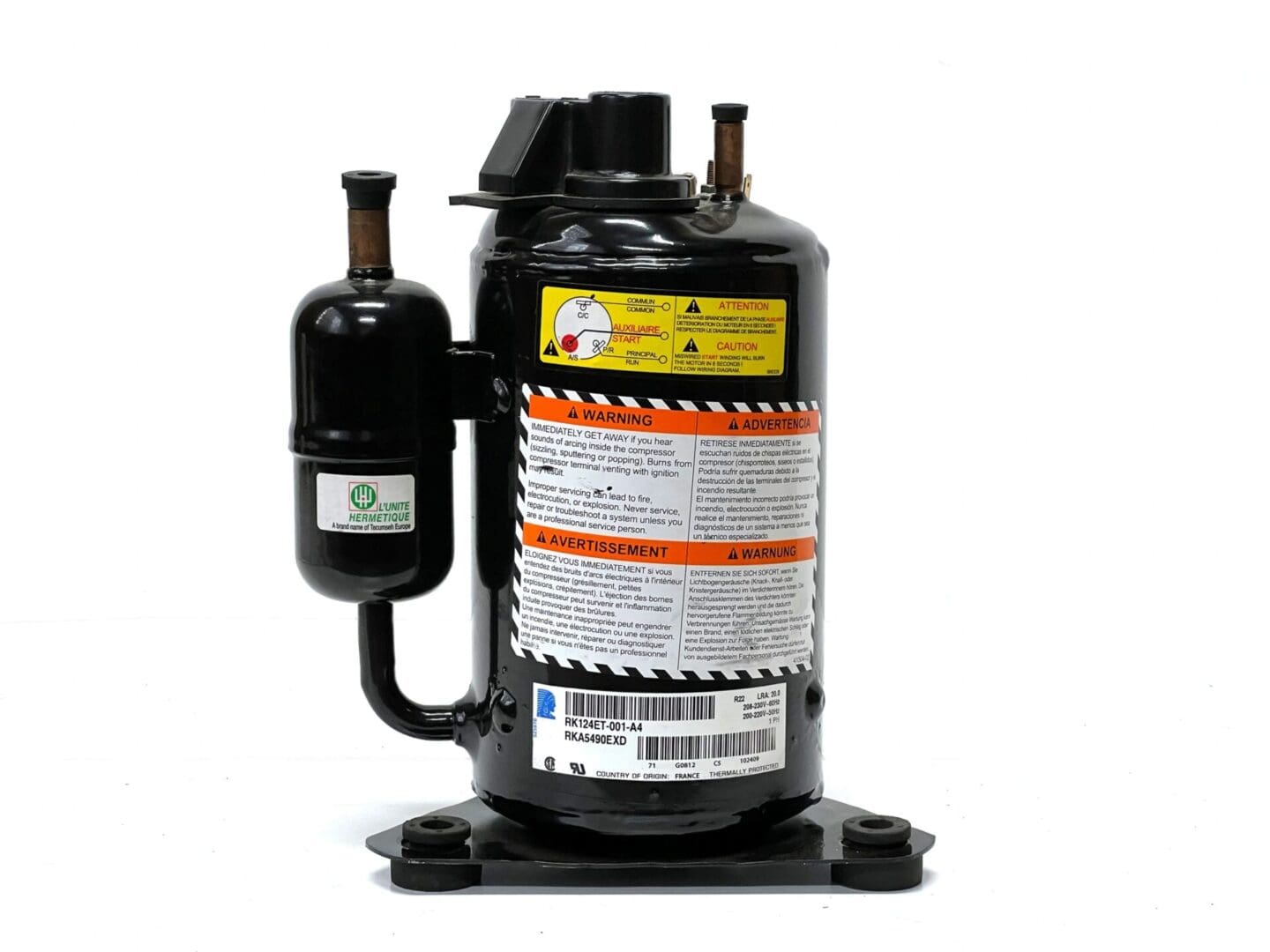 TECUMSEH Tecumseh RKA5490EXD Rotary Compressor 3/4 HP (9,000 BTU) R-22