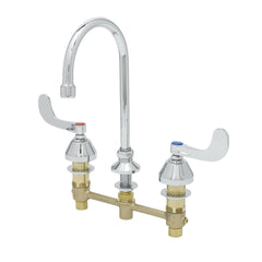 T&S BRASS T&S Brass B-2866-05-LF15 Two Handle Widespread Bathroom Sink Faucet in Chrome Plated