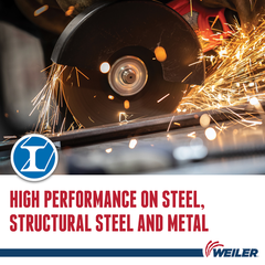 WEILER TIGER Weiler Tiger 58033 Cutting Wheel 7 Inch Type 27