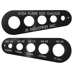 JB INDUSTRIES JB INDUSTRIES T30600-G Metal Flare Sizing Gauge