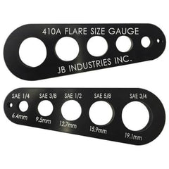 JB INDUSTRIES JB INDUSTRIES T30600-G Metal Flare Sizing Gauge