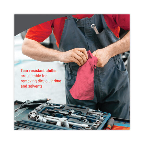 KIMBERLY-CLARK KIMBERLY-CLARK 5930 WypAll Power Clean X80 Cloths 16.8 in Red