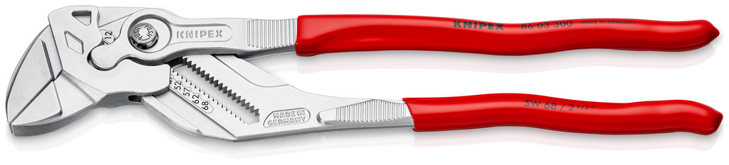 KNIPEX Knipex 8603300SBA Pliers Wrench 12 in. Plastic Coating