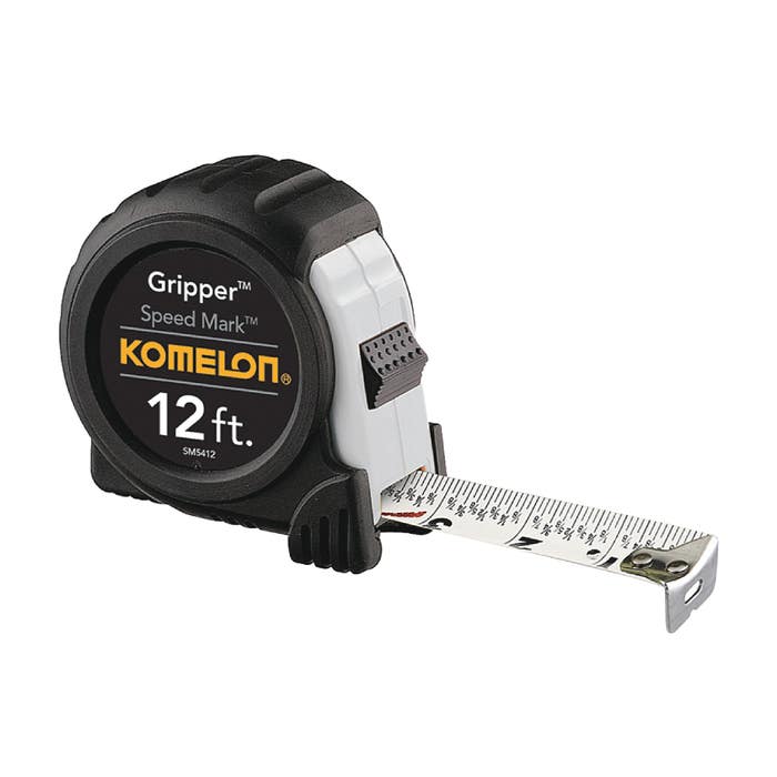 KOMELON KOMELON SM5412 Gripper SpeedMark Tape Measure