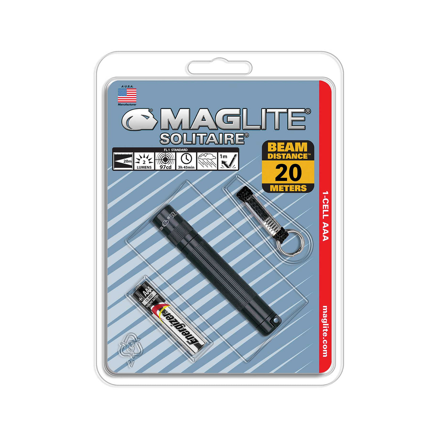 MAG-LITE MAG-LITE K3A016 MAG-LITE Solitaire 1 AAA Krypton Replacement K3A016