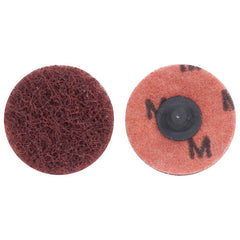 MERIT ABRASIVES Merit Abrasives 8834164064 - 2 High Strength Aluminum Oxide TR Type III Medium Grit Quick Change Buffing Discs