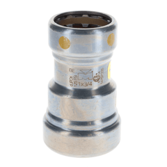 MUELLER STREAMLINE Mueller Streamline CP01049G 1 x 3/4 Carbon Steel Press Fittings - Gas - Coupling P x P