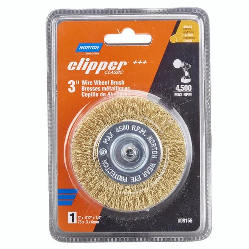 NORTON Norton 70184609156 3-in Coarse Crimped Wire Wheel