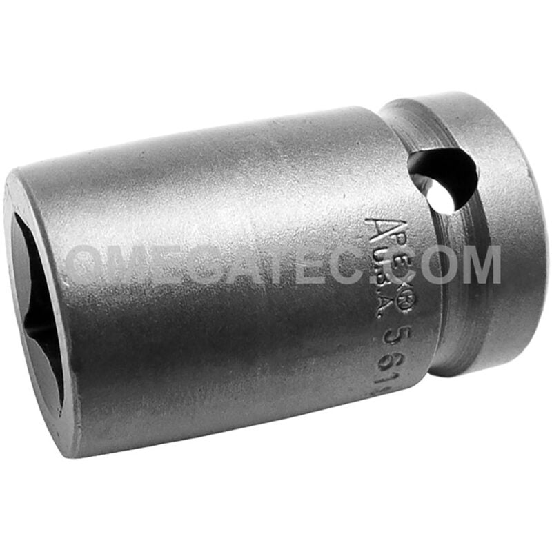APEX APEX 5614 APEX 1/2 Square Drive 7/16 Square Impact Socket