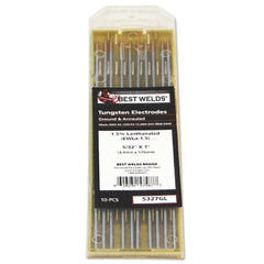 BEST WELDS Best Welds 900-0407GL 1.5% Lanthanated TIG Tungsten Electrode