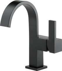 BRIZO Brizo 65080LF-BL-ECO Siderna Single Handle Monoblock Bathroom Sink Faucet in Matte Black