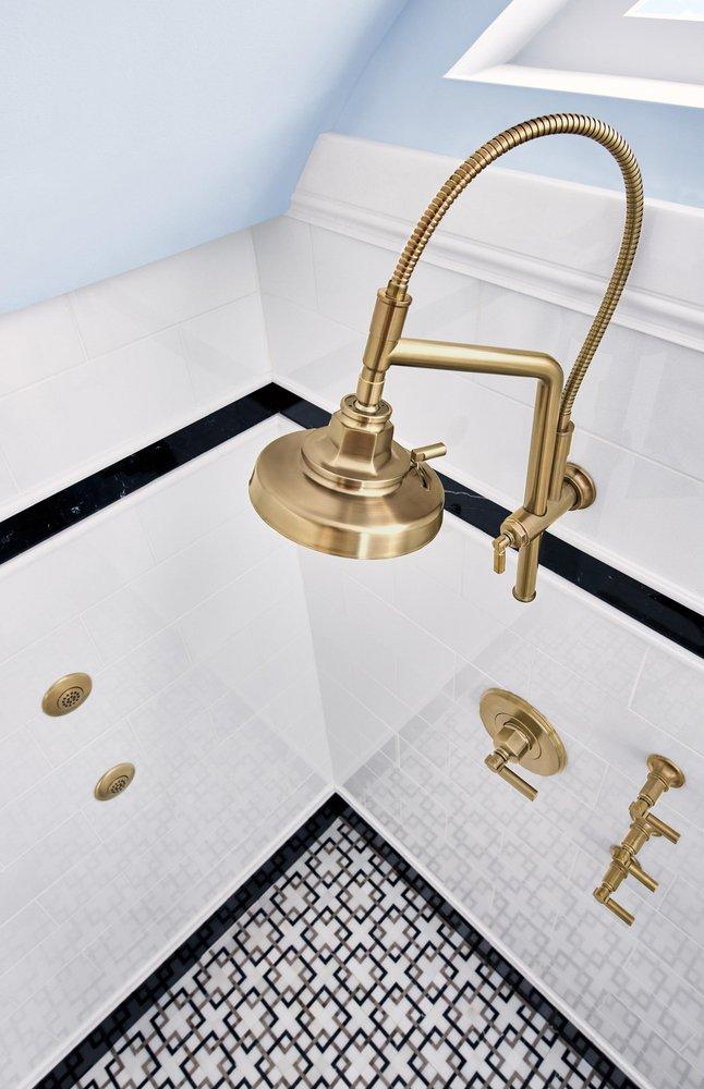 BRIZO Brizo 87476-GL-2.5 Invari Multi Function Showerhead in Luxe Gold