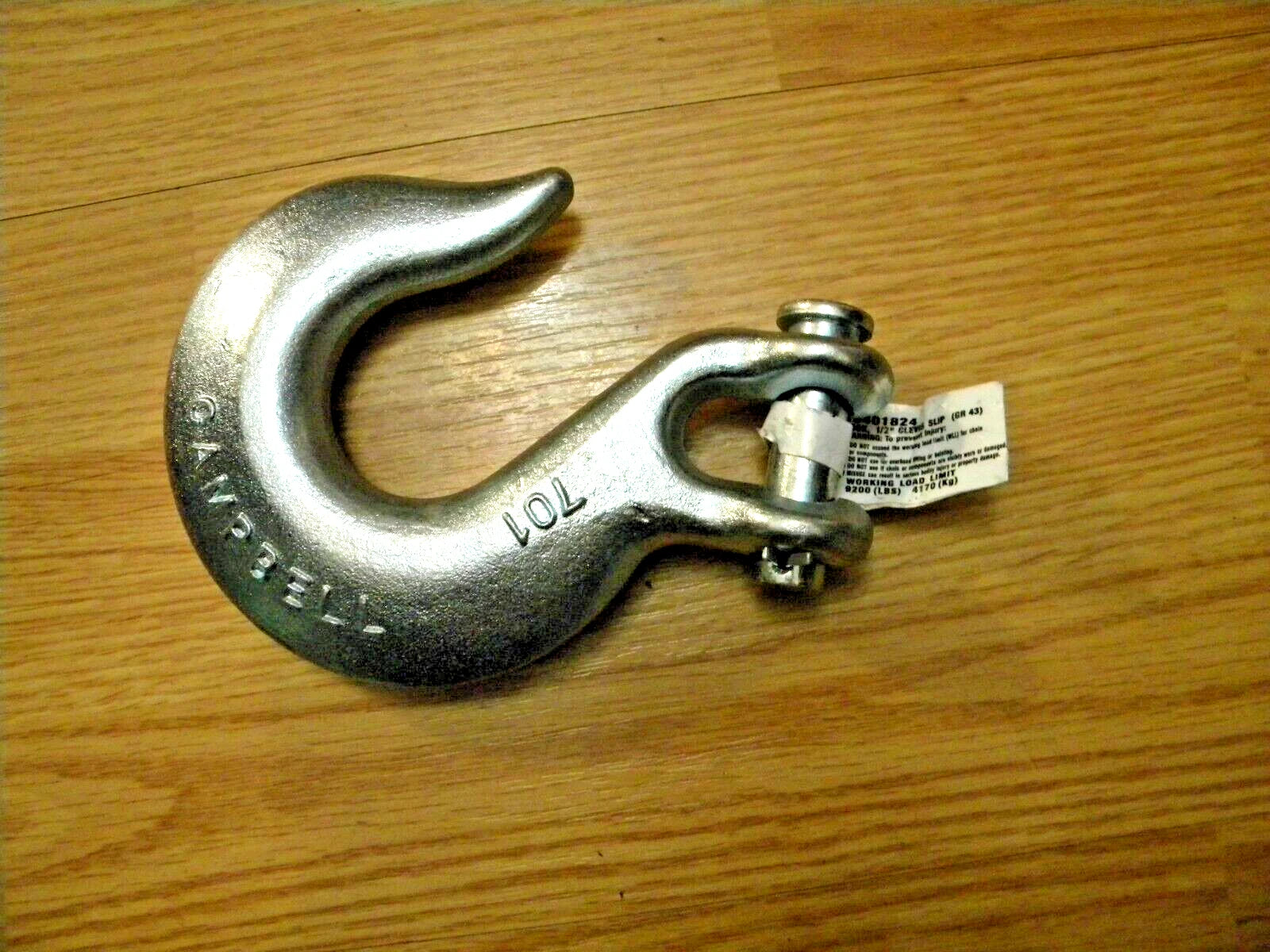 CAMPBELL CAMPBELL T9401824 Clevis Slip Hook 1/2