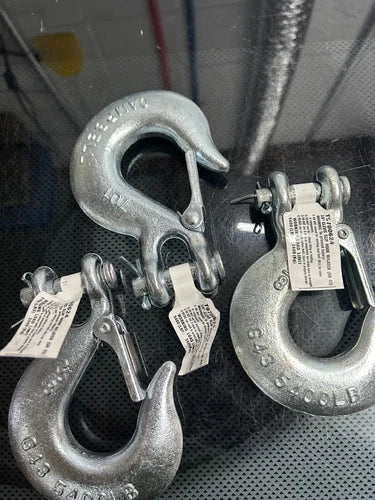 CAMPBELL Campbell T9700624 3/8 Clevis Slip Hook with Latch