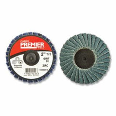 CARBORUNDUM CARBORUNDUM 77696090124 Premier Red Mini Quick-Change Flap Discs