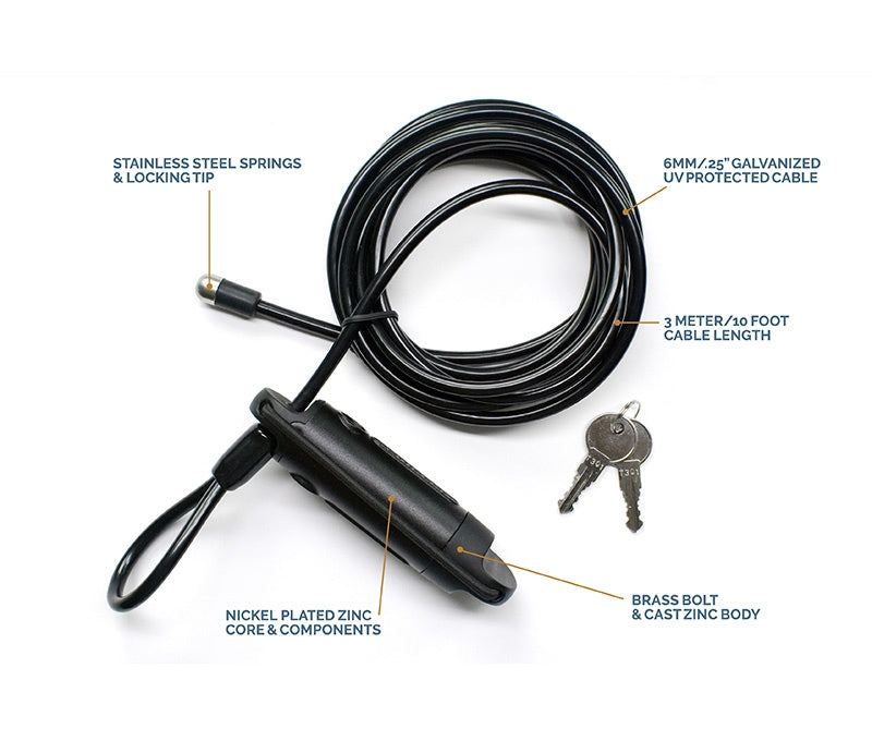 CCL CCL CL3M Rodeo Cable Lock