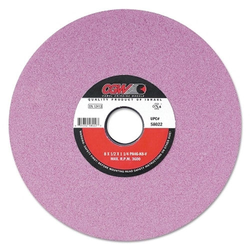 CGW ABRASIVES CGW Abrasives 58028 Pink Aluminum Oxide Surface Grinding Wheel