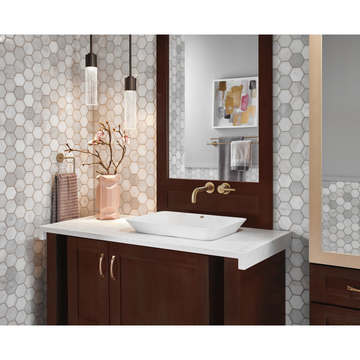DELTA FAUCET Delta 759460-CZ Trinsic Champagne Bronze Towel Ring