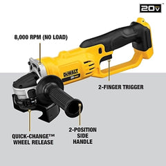 DEWALT DEWALT DCG412P1 20V MAX Cordless Grinder Kit