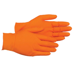 EPPCO ENTERPRISES EPPCO ENTERPRISES 8844 Tiger Grip Orange Nitrile Gloves, Large