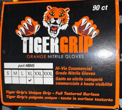 EPPCO ENTERPRISES Eppco Enterprises 8845 Tiger Grip Orange Nitrile Gloves XL