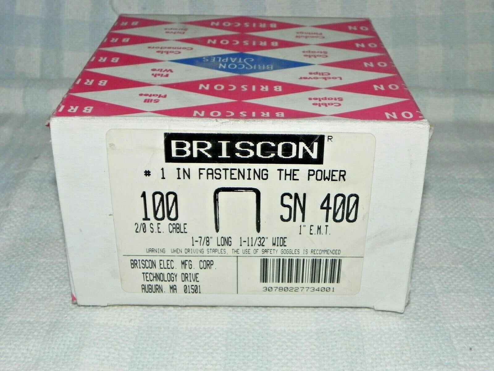 FASTENERS FASTENERS SN400 Cable Staples