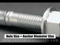 FASTENERS FASTENERS WEDGE-ANCR-1/2X23/4