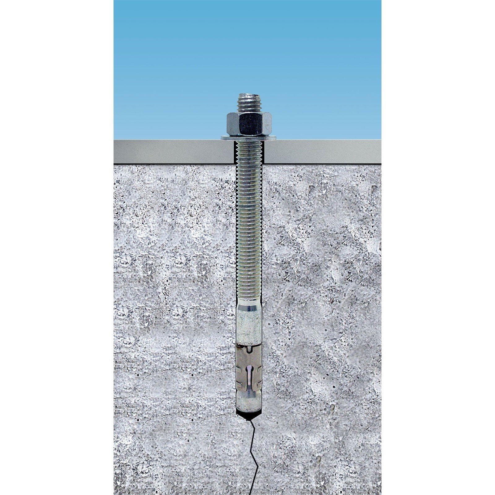 FASTENERS FASTENERS WEDGE-ANCR-1/2X5-1/2-HDG