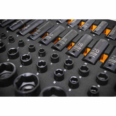 GEARWRENCH GEARWRENCH GWMSISKMM 66-Piece Metric Impact Socket Set