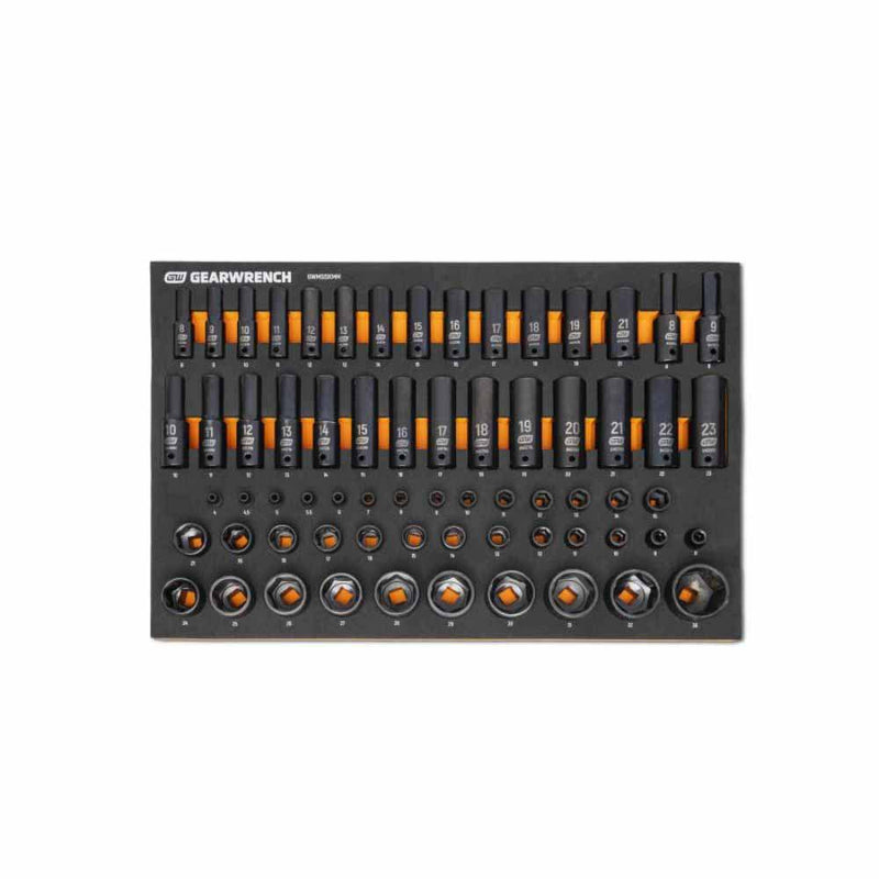 GEARWRENCH GEARWRENCH GWMSISKMM 66-Piece Metric Impact Socket Set