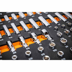 GEARWRENCH Gearwrench GWMSSKT14SAE 68 Pc 1/4 in Drive Sae Socket Set