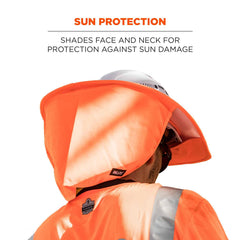 ERGODYNE Chill-Its® ERGOD-12641 Hard Hat Brim With Shade for Use With 6660 Hard Hats