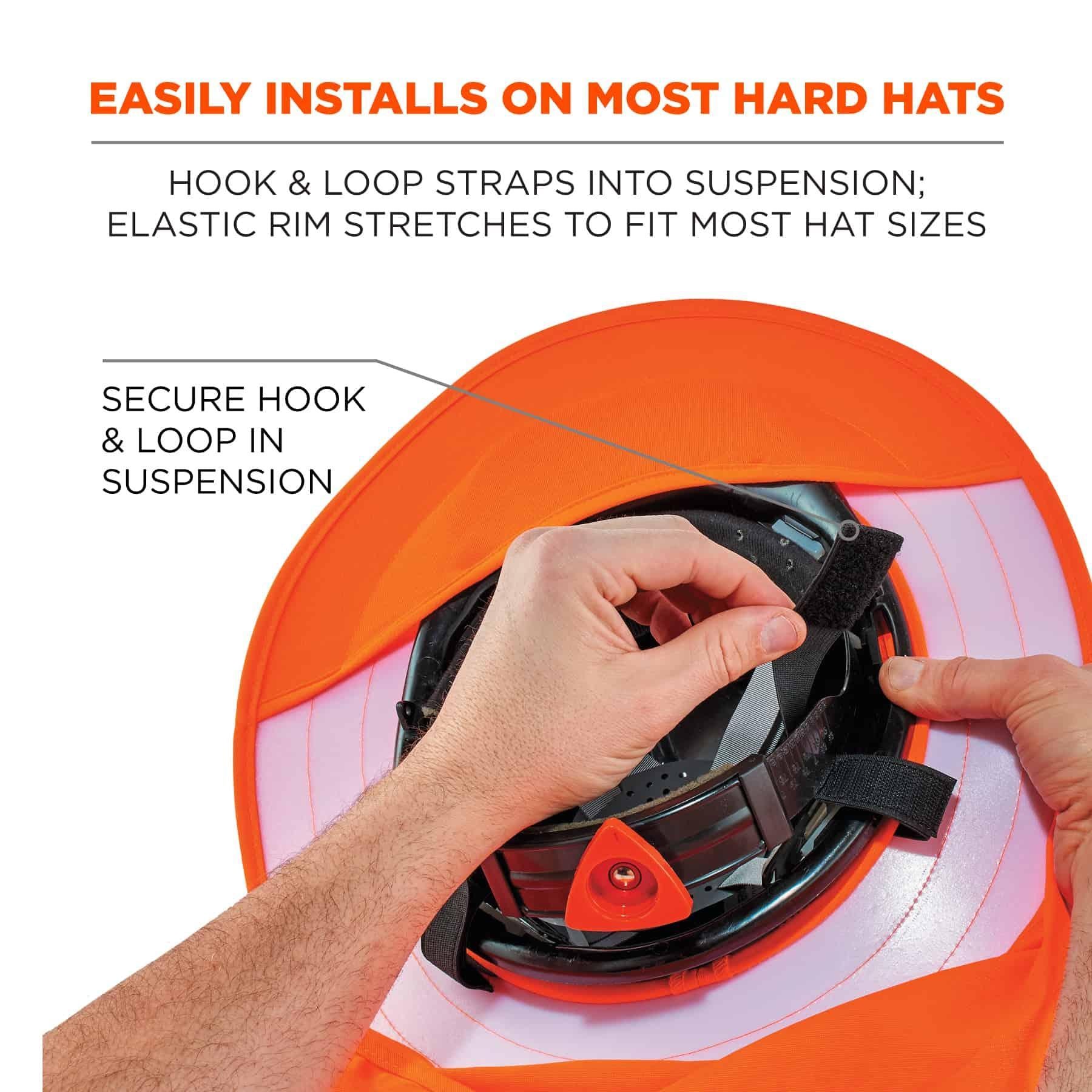 ERGODYNE Chill-Its® ERGOD-12641 Hard Hat Brim With Shade for Use With 6660 Hard Hats