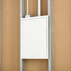 LEGRAND Wiremold WMPAC526FCW In-Wall Storage Box with Flange and Cover 19 Inch Length x 19 Inch Width