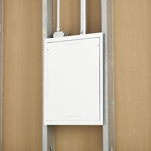 LEGRAND Wiremold WMPAC526FCW In-Wall Storage Box with Flange and Cover 19 Inch Length x 19 Inch Width