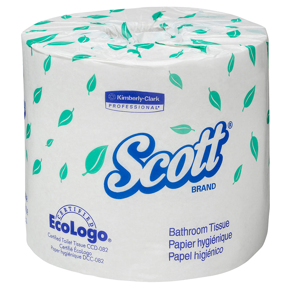 KIMBERLY-CLARK Kimberly-Clark 48040 Scott Standard Roll Toilet Paper 550 Sheets Per Roll, 40 Rolls Per Case