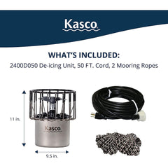 KASCO MARINE KASCO MARINE 2400D050 1/2 HP De-Icer