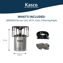 KASCO MARINE KASCO MARINE 2400D050 1/2 HP De-Icer