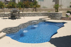 LATHAM POOL PRODUCTS Latham Pool Products ST6007GG1B - 6' Swim N Lounge Bullnose Performance Gray