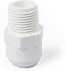LID CORPORATION LID CORPORATION PP010822W 1/4 Push-Fit X NPTF Polypropylene Male Connector